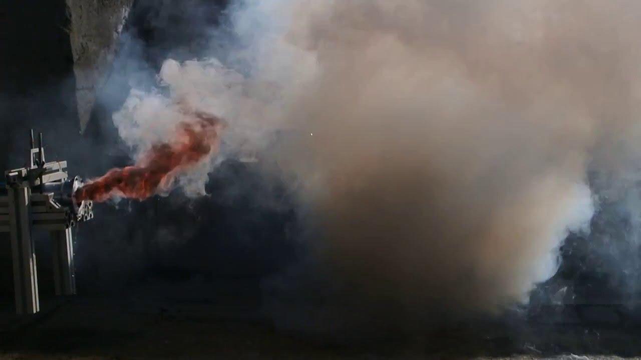 SpaceForest Hybrid Rocket Motor SF04b test no. 01.