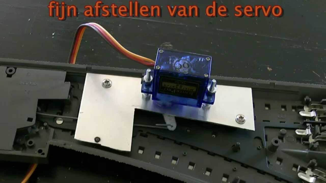 Servo stappenplan en instellen