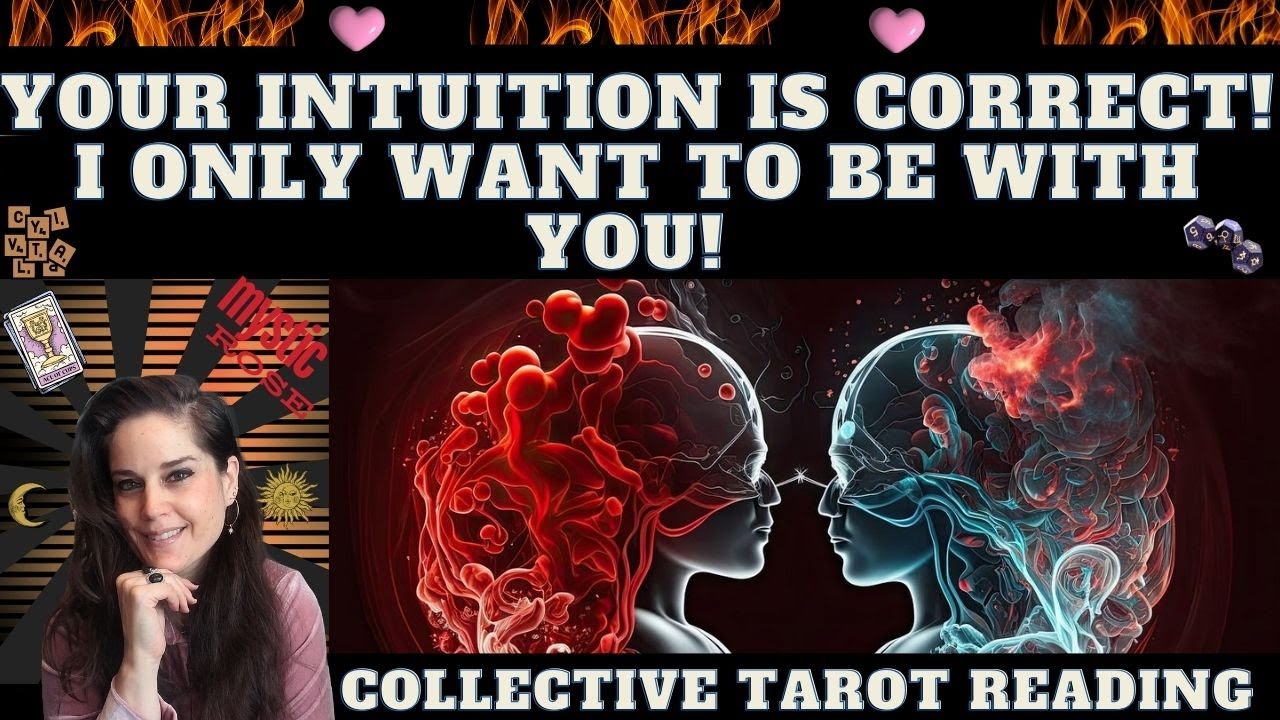 YOUR INTUITION IS RIGHT! YOU KNOW THAT I WANT YOU. I WANT TO BE ALL YOU NEED ME TO BE. (tarot)