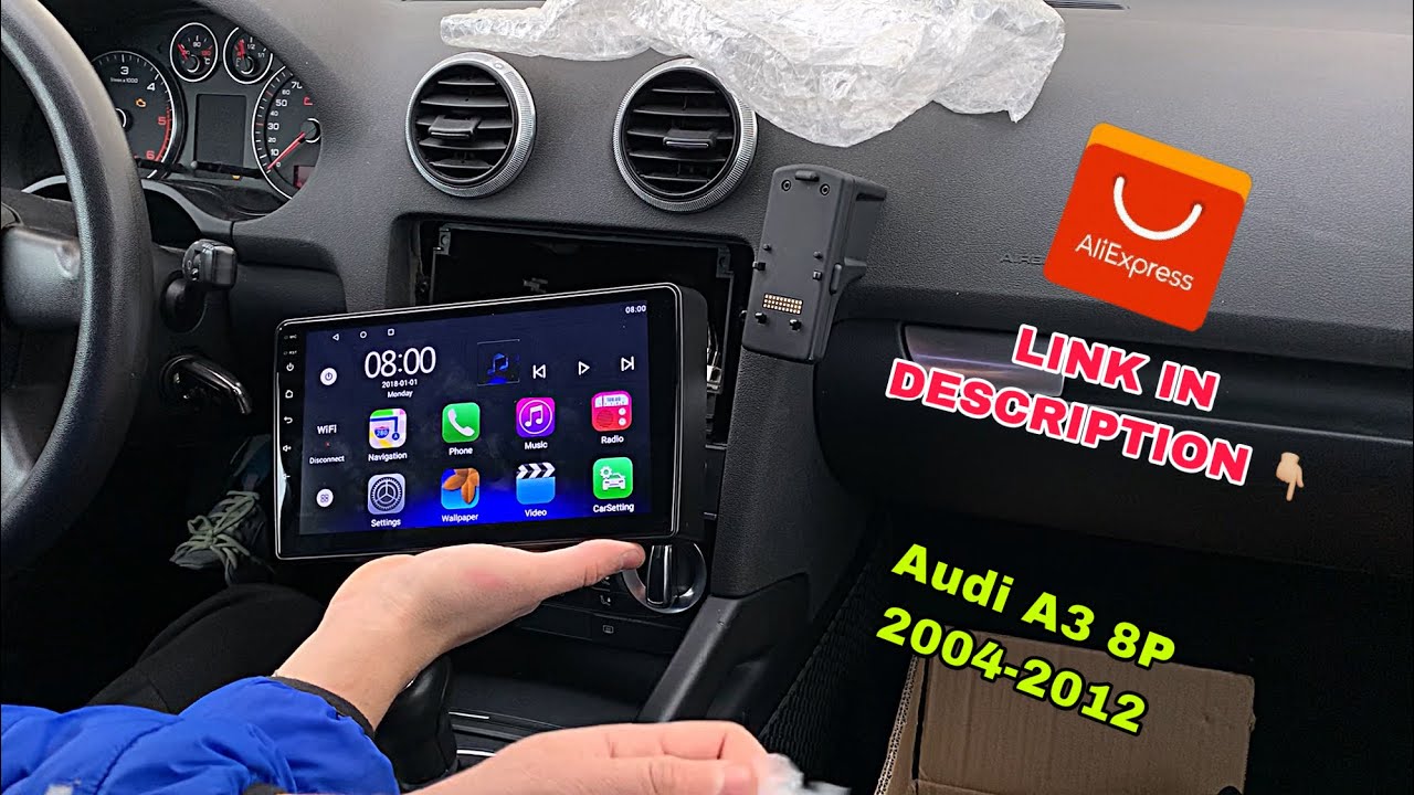Install Androide Screen DVD GPS Full Ecran Audi a3 8p ( AliExpress )