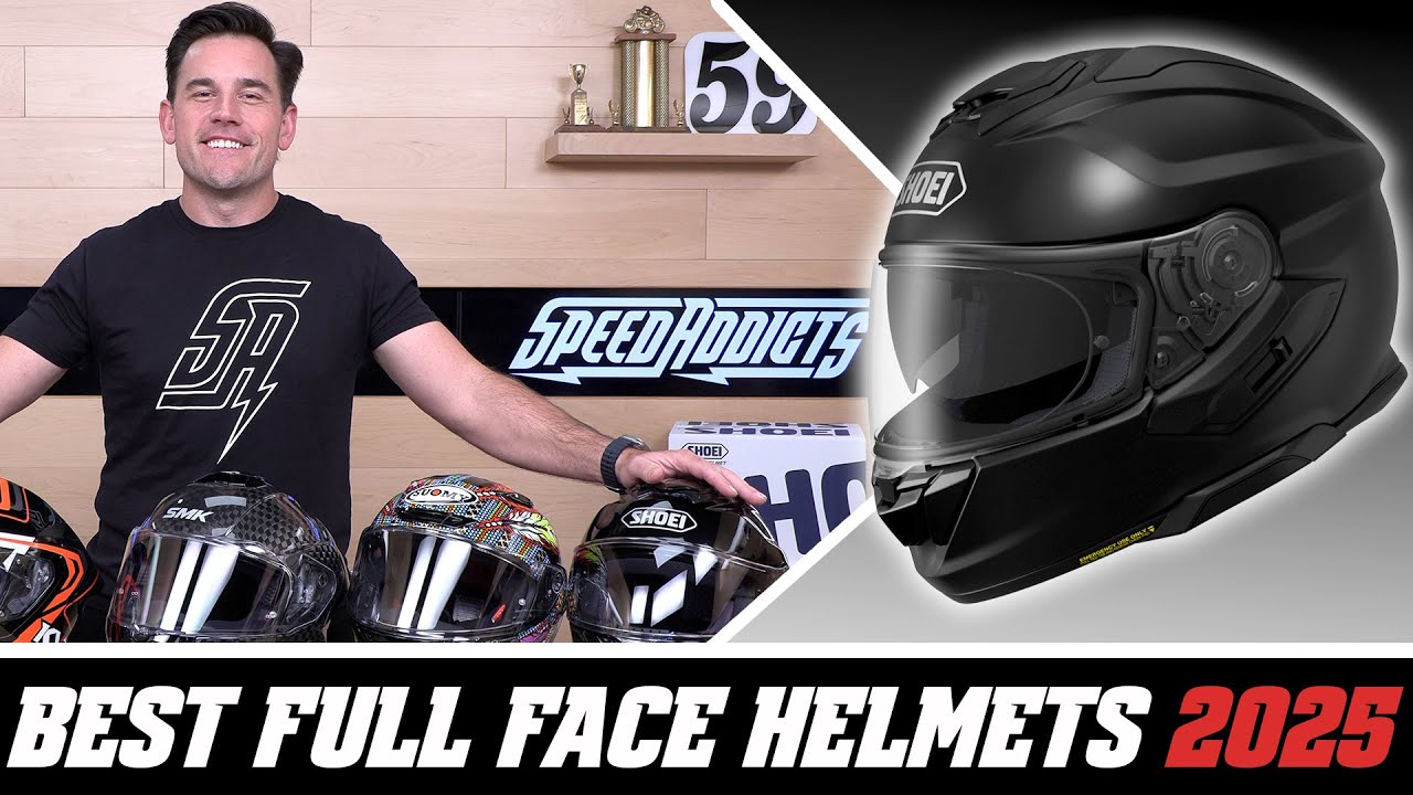 Best Full Face Motorcycle Helmets of 2025 at SpeedAddicts.com