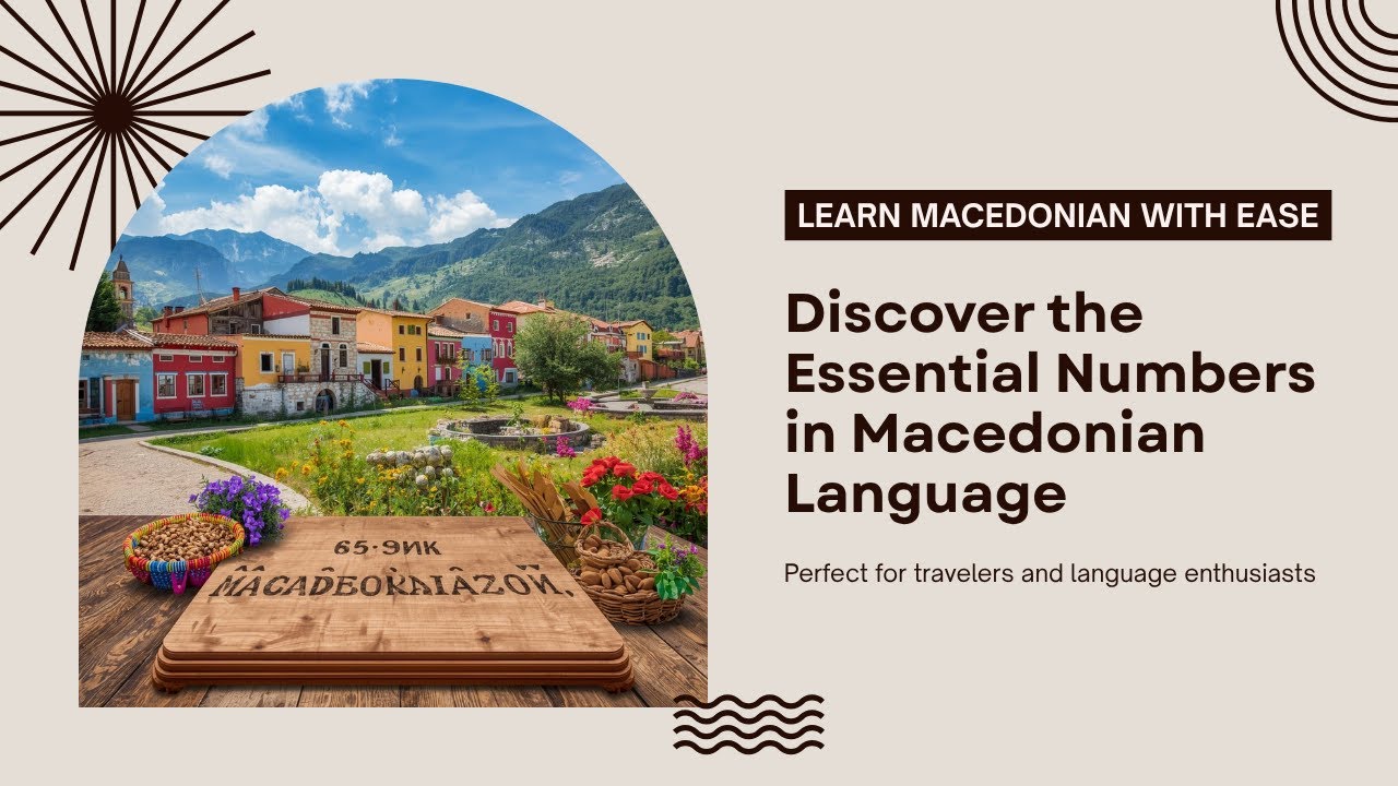 Counting in Macedonian: 1 to 10 and backwords! | Learn Macedonian Language