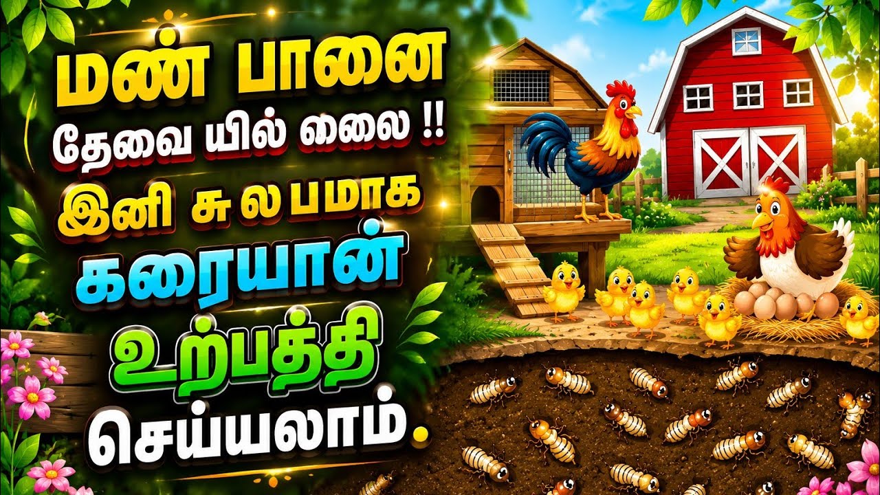 மண்பானை தேவையில்லை!! இனி சுலபமாக கரையான் உற்பத்தி செய்யலாம்.
