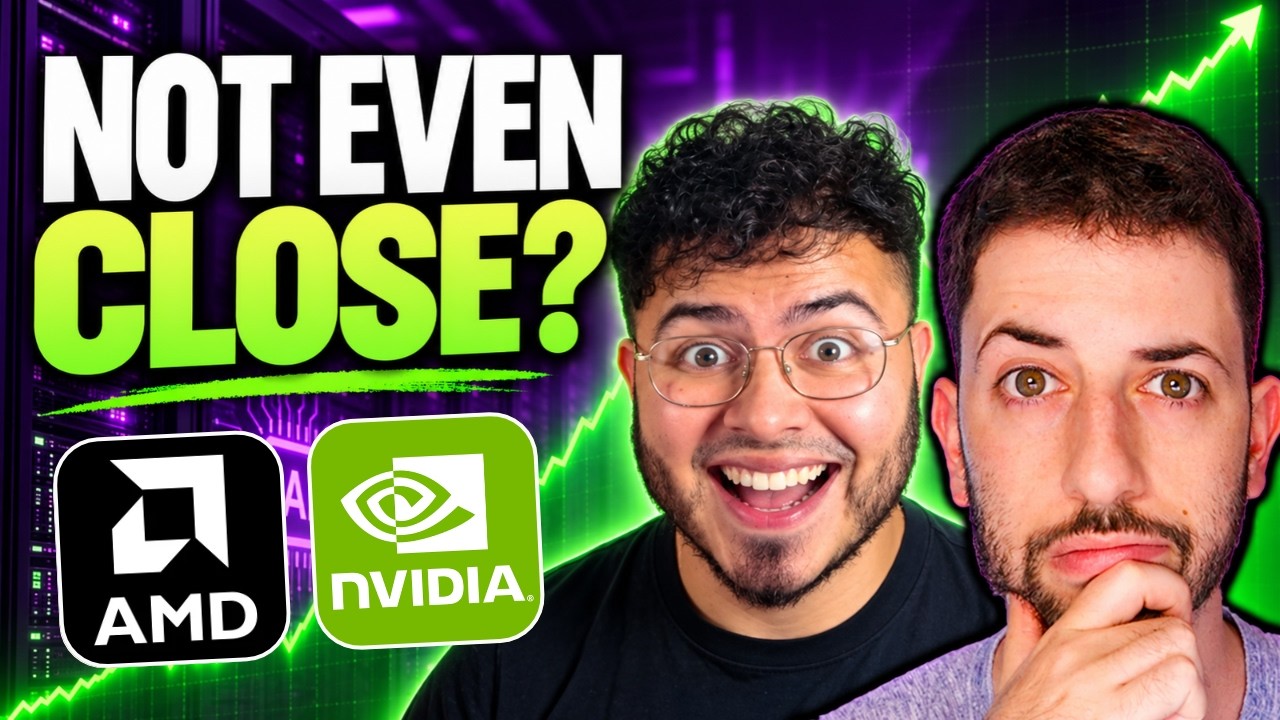 Акции AMD торгуются с коэффициентом P/E 55 к прогнозируемой прибыли, а акции NVIDIA &mdash; менее чем с...