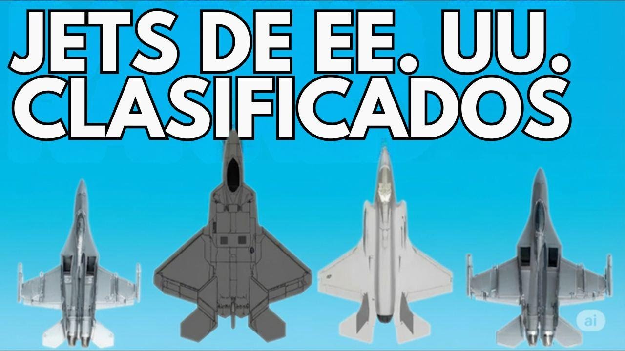¡Así se clasifican los mejores aviones de combate de Estados Unidos!