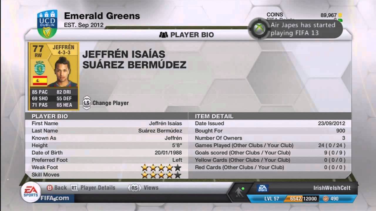 IWC's Ultimate Teams - Portuguese League Team ft. Rodriguez & Helton (FIFA 13)