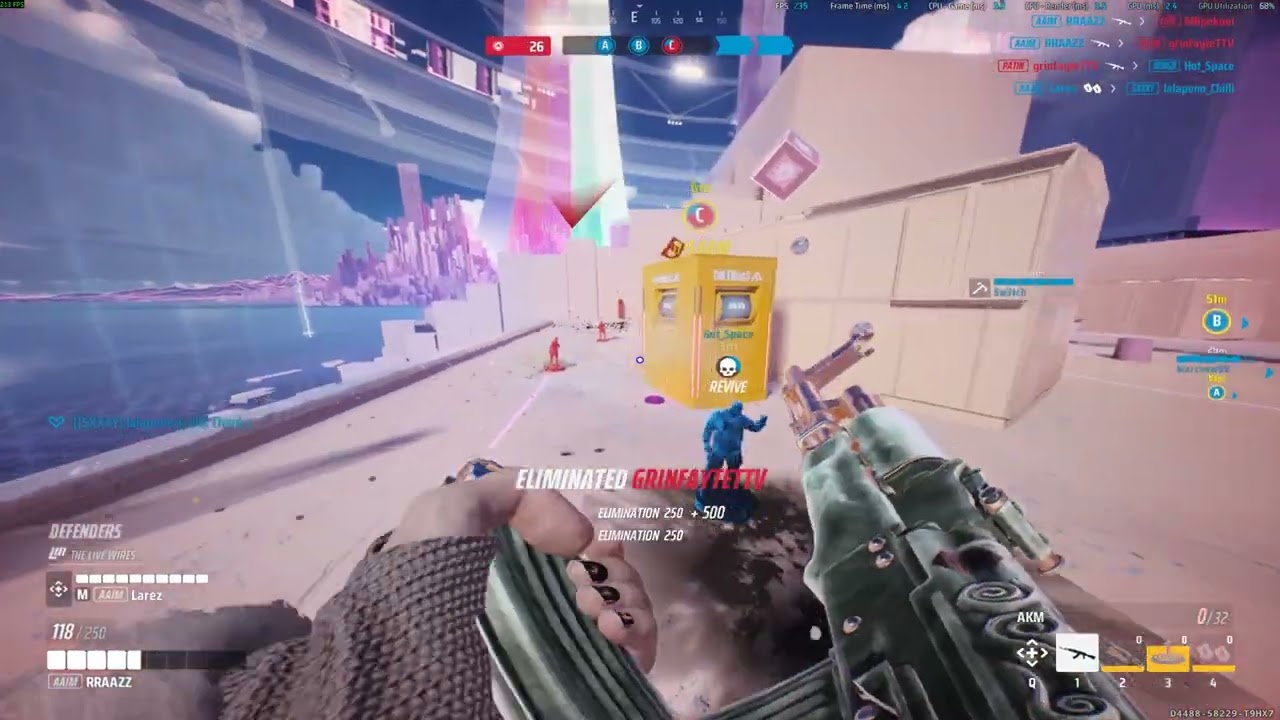 finger tip aim in the finals