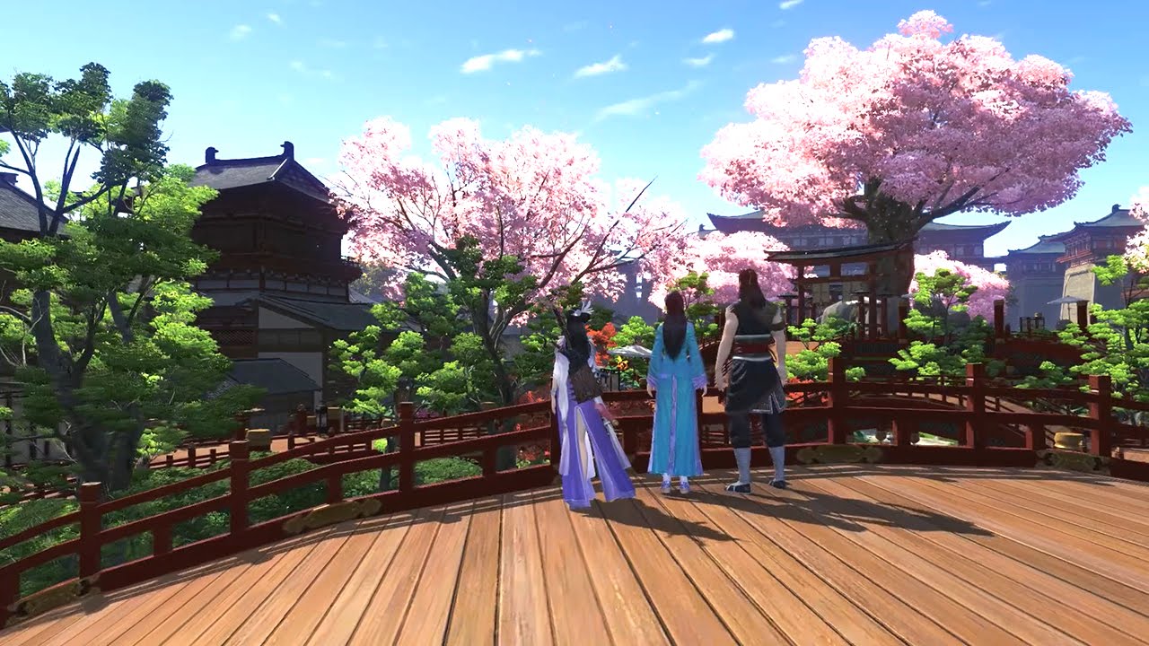 Moonlight Blade Online 天涯明月刀.ol - A Tour On Summer Village