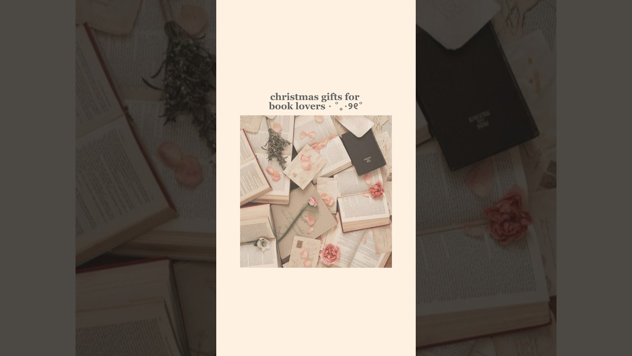 christmas gift ideas for book lovers 💌 🕯️
