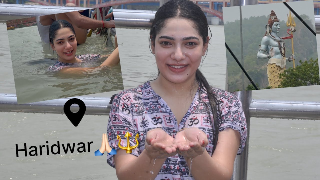 हर की पौड़ी ￼￼Haridwar 🔱❤️🥺 Mera bola baba #haryana #trending #viralvideo #vlog #youtube
