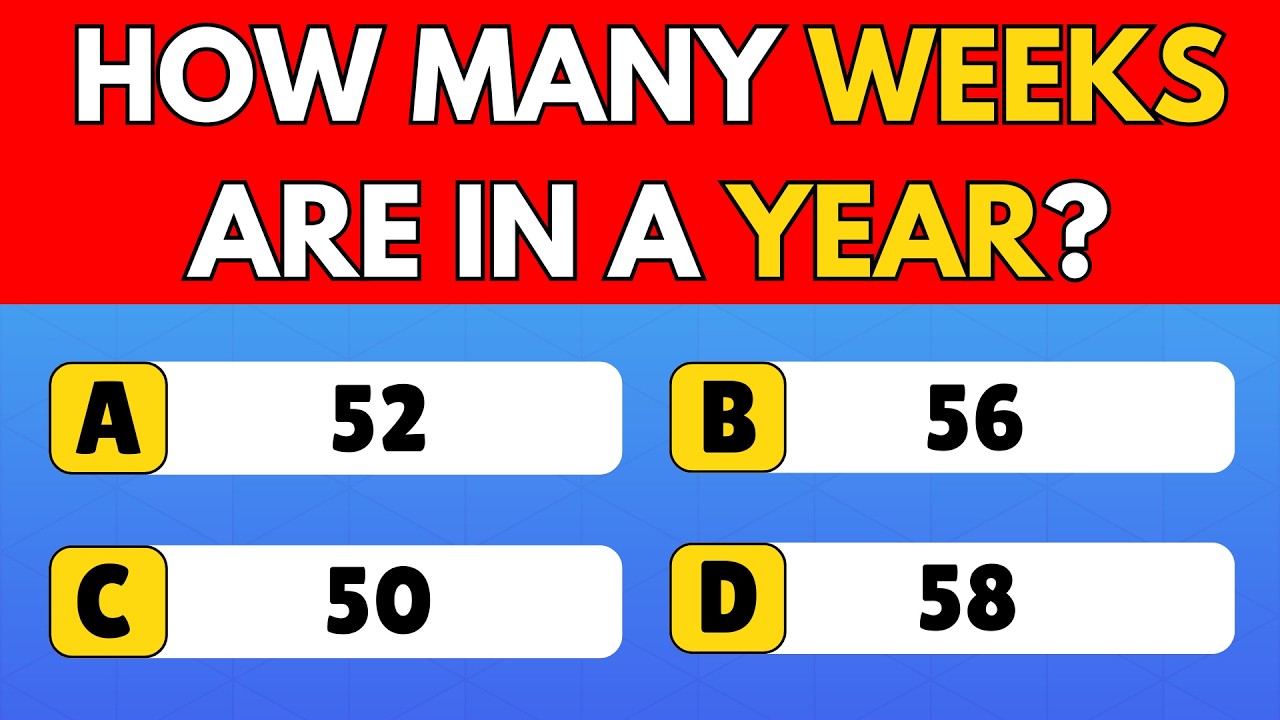 Only Geniuses Score 40+ on This Insane General Knowledge Quiz! 🧠💥