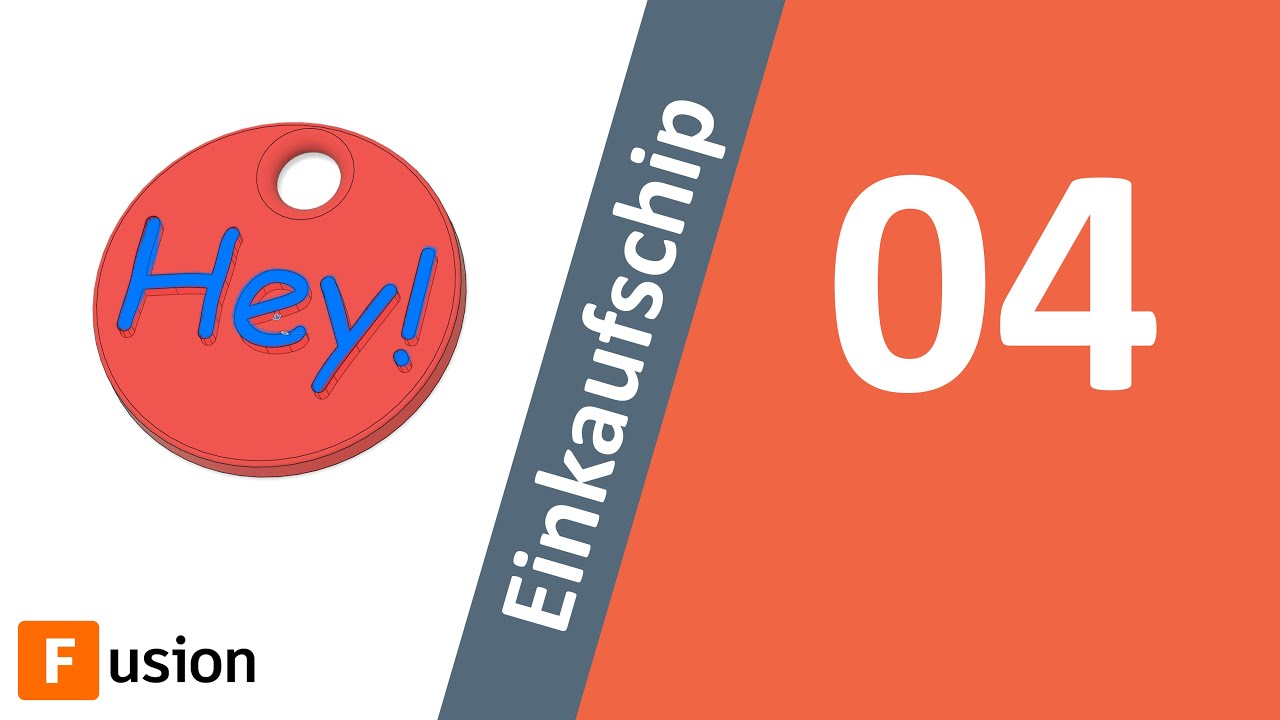 Schriftzug erstellen (Fusion 360 Beginner Tutorial)