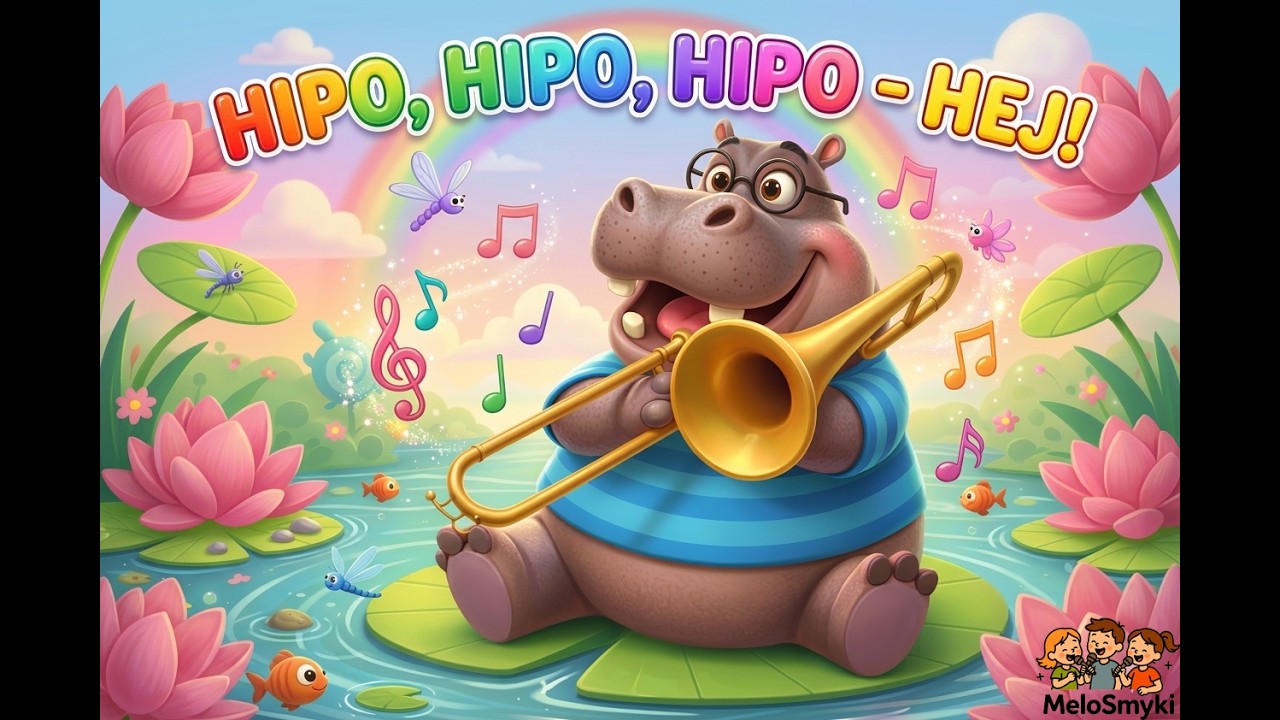 Dzień Hipopotama - Piosenka i bajka 3D dla dzieci (Hipo, hipo, hipo – hej!)