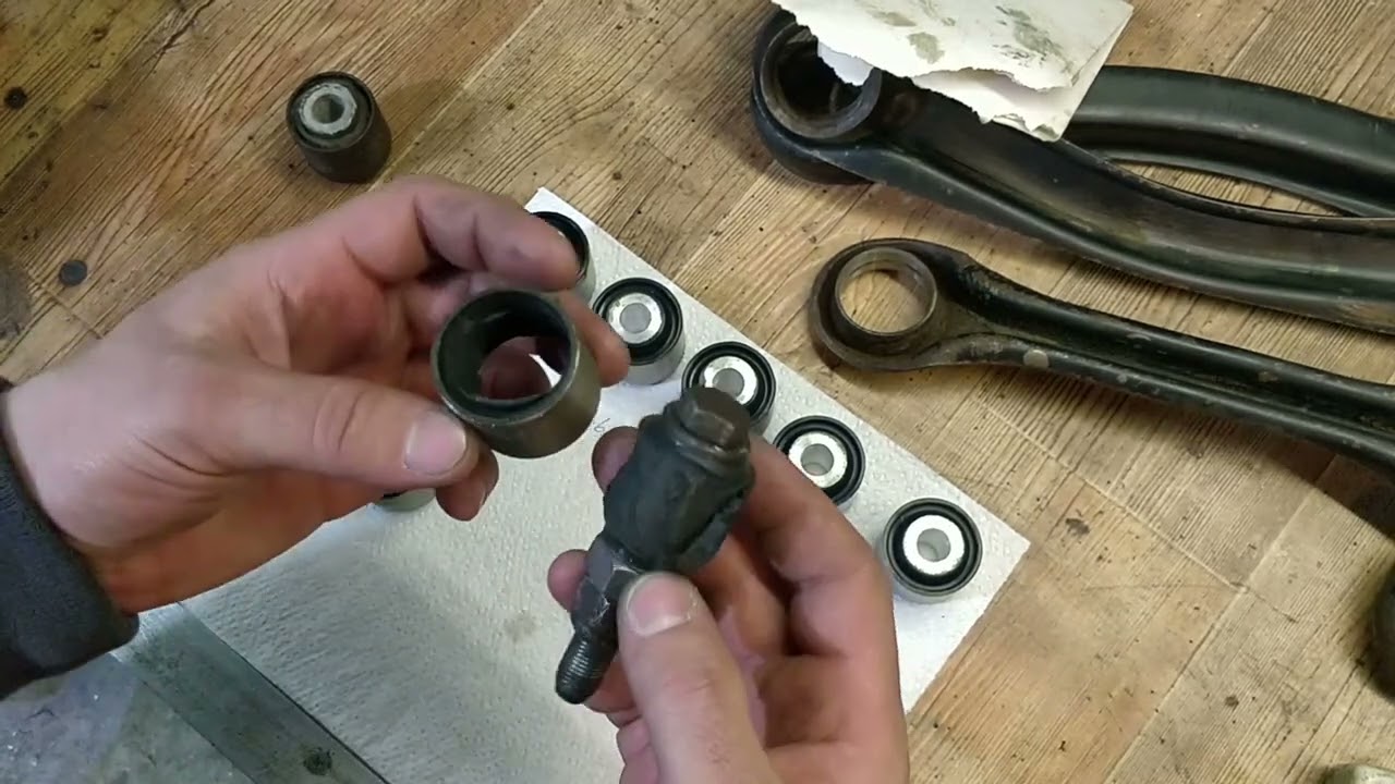 Самодельные сайлентблоки на Mercedes