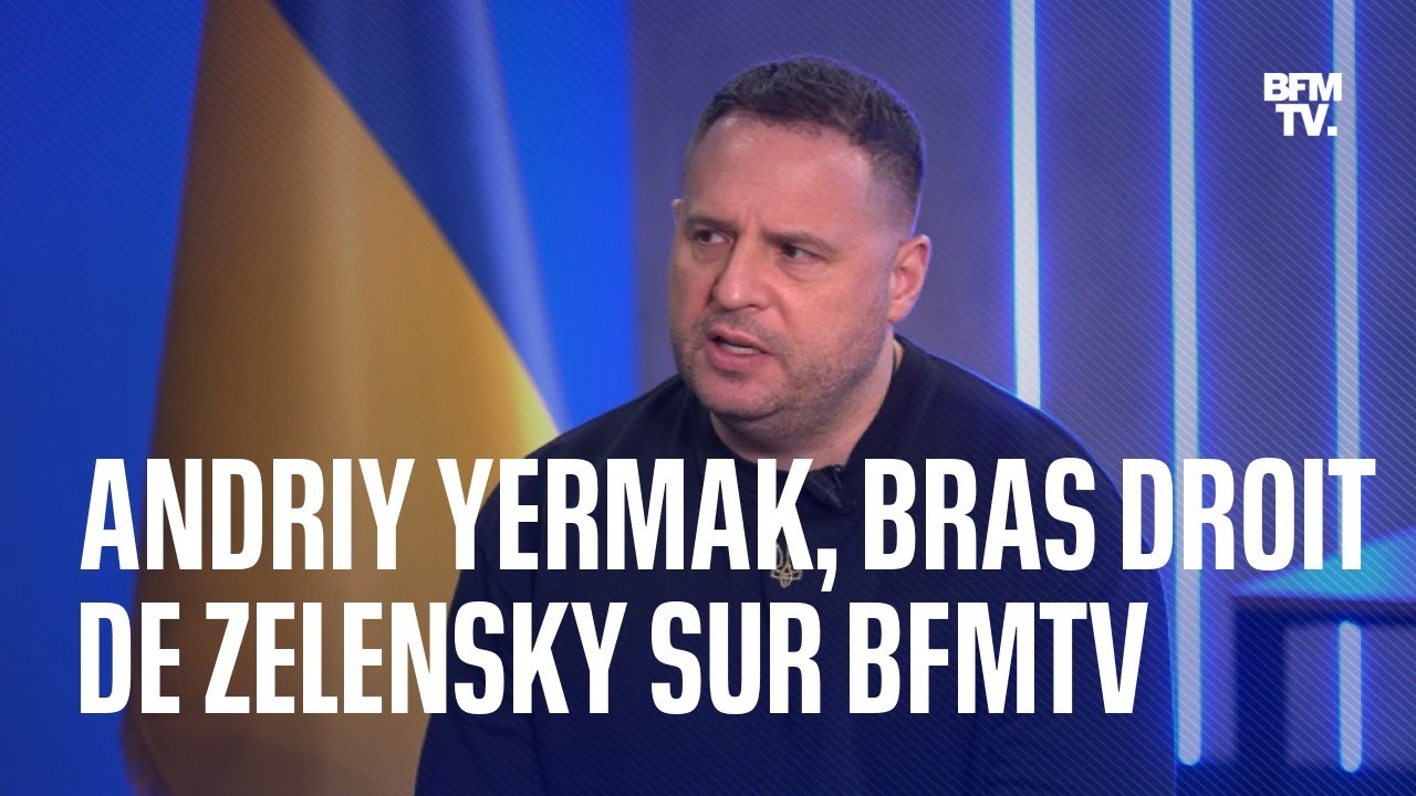 Andriy Yermak, chef de l&rsquo;administration pr&eacute;sidentielle ukrainienne sur BFMTV