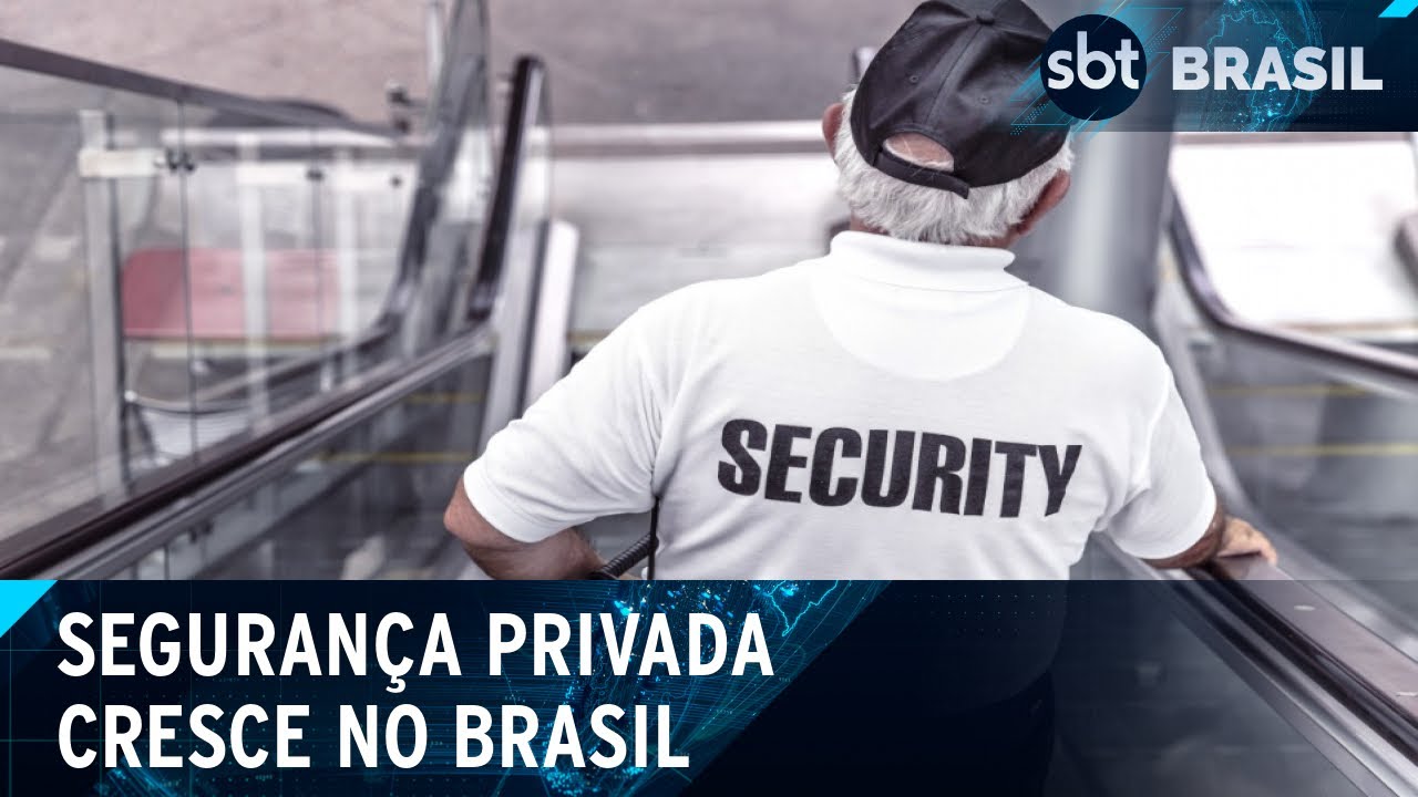 Segurança privada cresce quase 10% no primeiro semestre de 2024 | SBT Brasil (24/07/24)