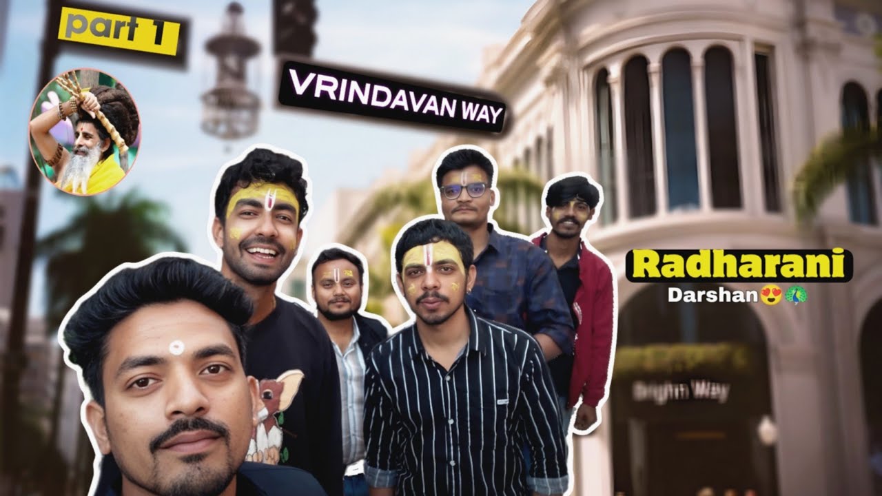 Vrindavan 🦚 | Radharani Darshan | Full Vlog 1 | Yamuna Arti | Shri Riteshwar Maharaj Mile