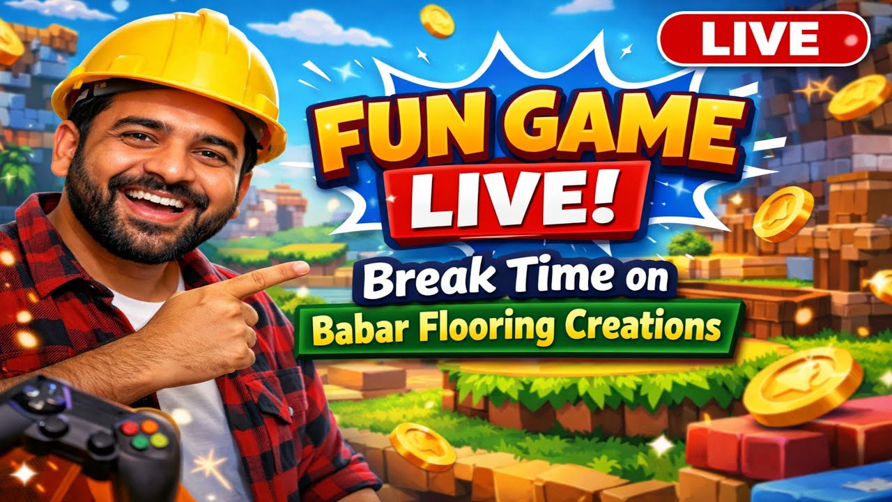 Fun Game Live &ndash; Break Time on Babar Flooring Creations1