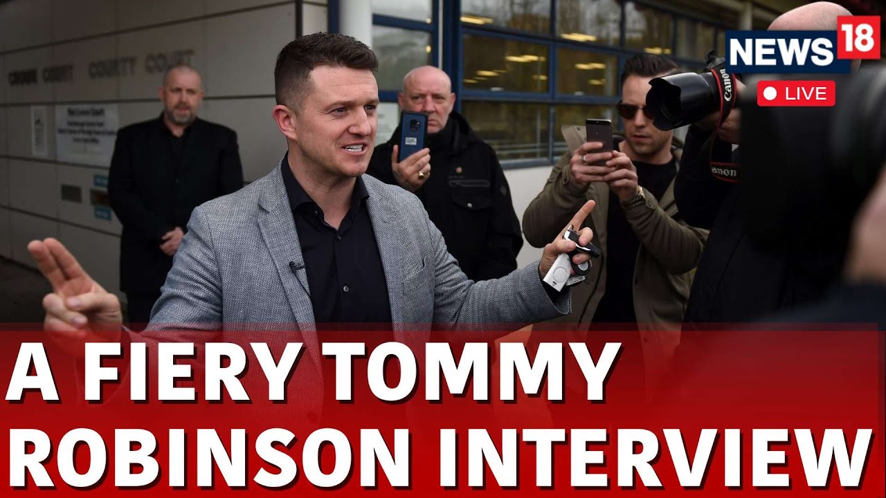 Tommy Robinson News18 | Tommy Robinson Live | Tommy Robinson Interview | Free Tommy Robinson March