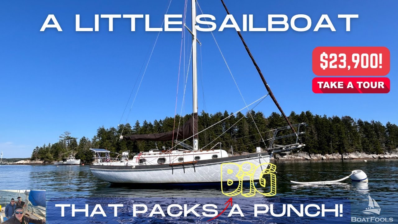 Маленький парусник с БОЛЬШОЙ мощью! Pacific Seacraft Orion за 23 900 долларов уже готов! ПРОДАН