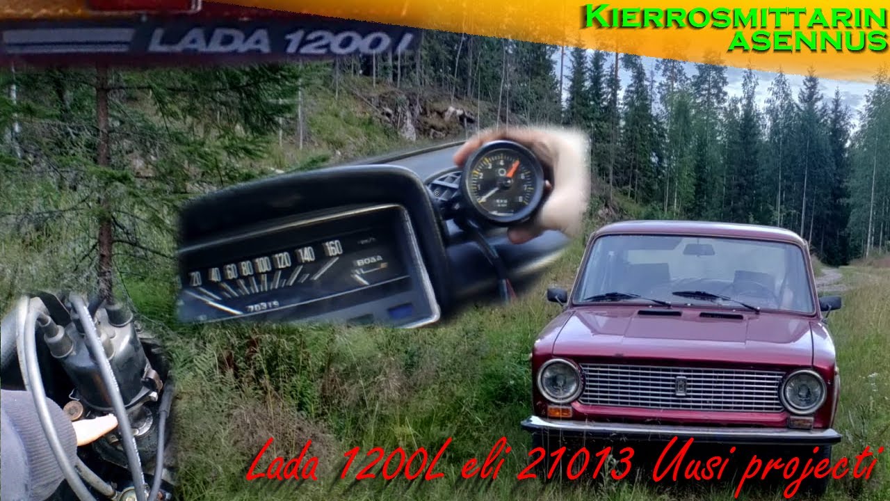 Uusi projekti lada, Kierros mittarin asennus.