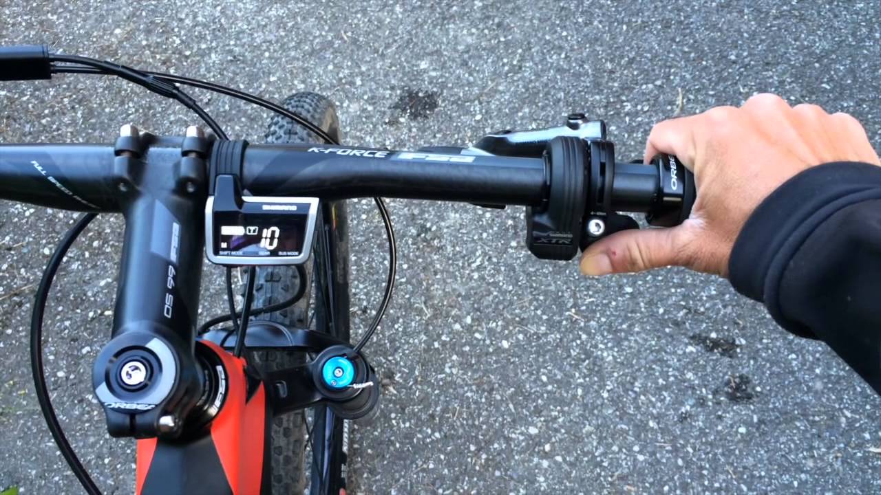 Shimano XTR Di2 en acción