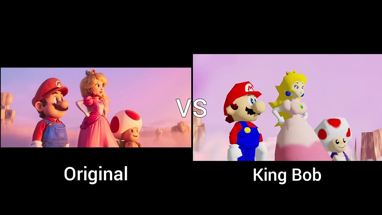 The Super Mario Bros. Movie - Official Trailer #2 Part 6 (Scene Comparisons)