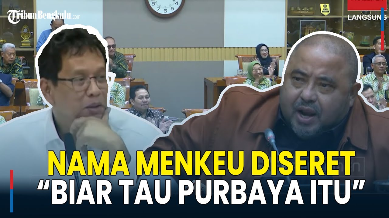 Nama Purbaya Diseret, Anggota DPR RI Gebrak Meja Soroti Minim Tunjangan Panitera Pengadilan Nasional