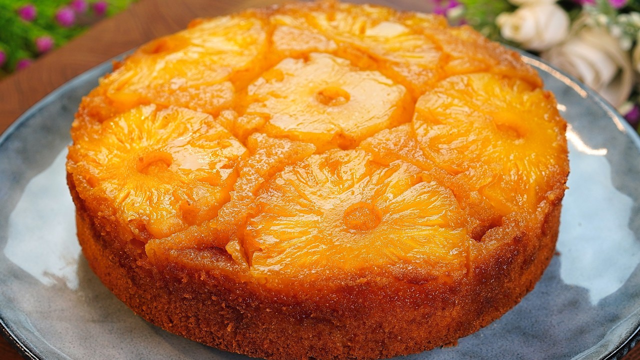 Tarta Tatin z Ananasem! Nie ciasto, a ZŁOTO! Proste i bardzo smaczne!😋