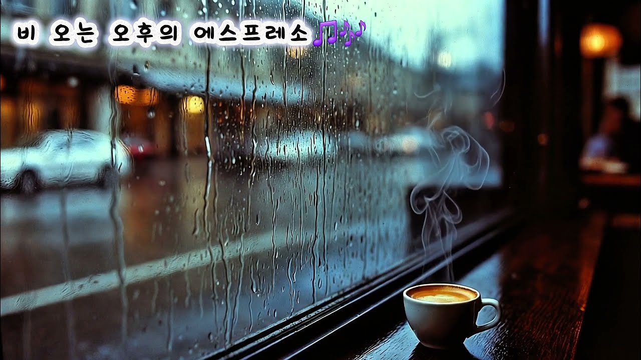 비 오는 오후의 에스프레소🎶  #카페음악 #연인 #이별 #그리움