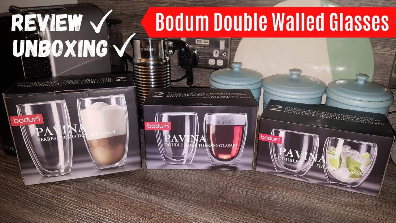 Bodum Double Wall Glass Review - Better than Nespresso Cups and Mugs? | Double Walled Coffee Glasses