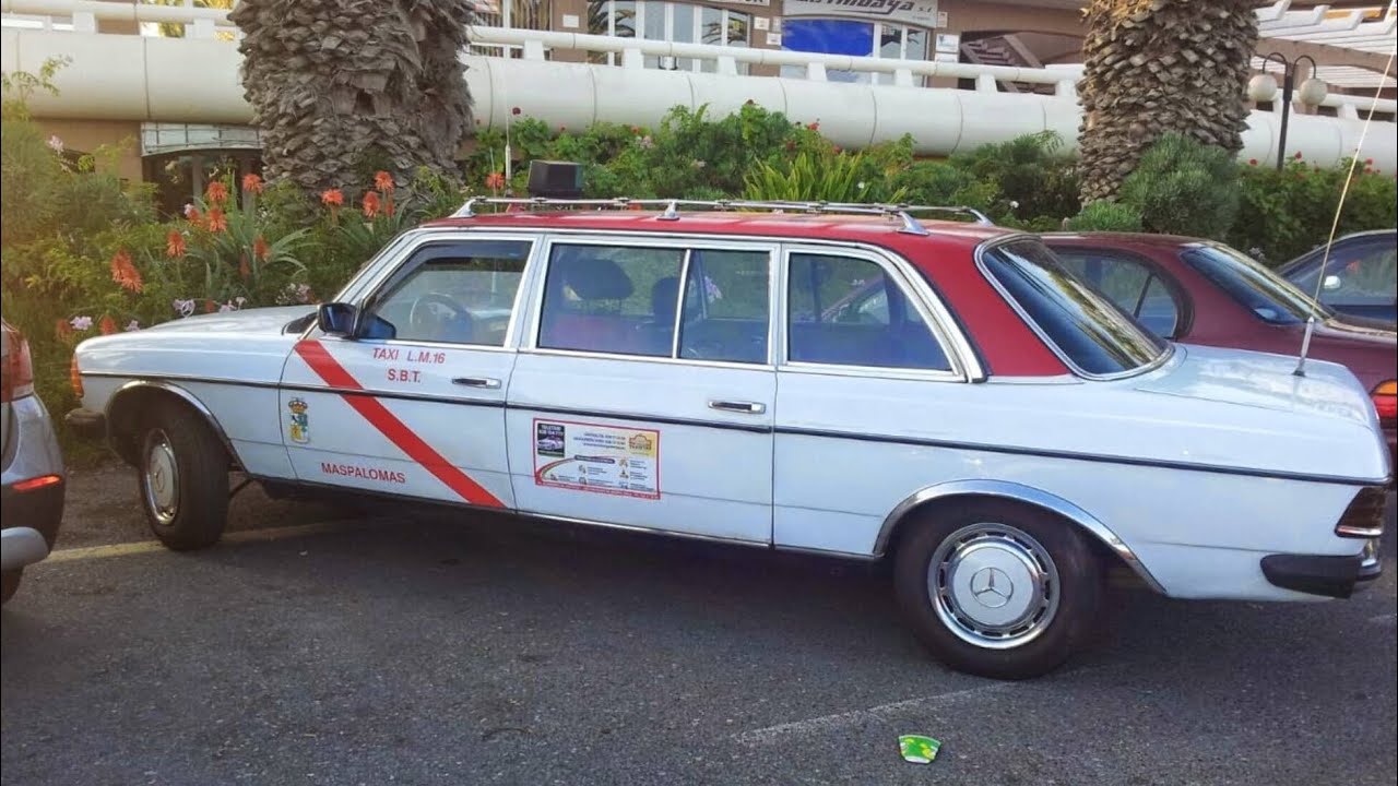 7 Millones de Km tiene este Mercedes Benz W123 ¿El más duro de todos? 🤔😯 TAXI Gran Canaria