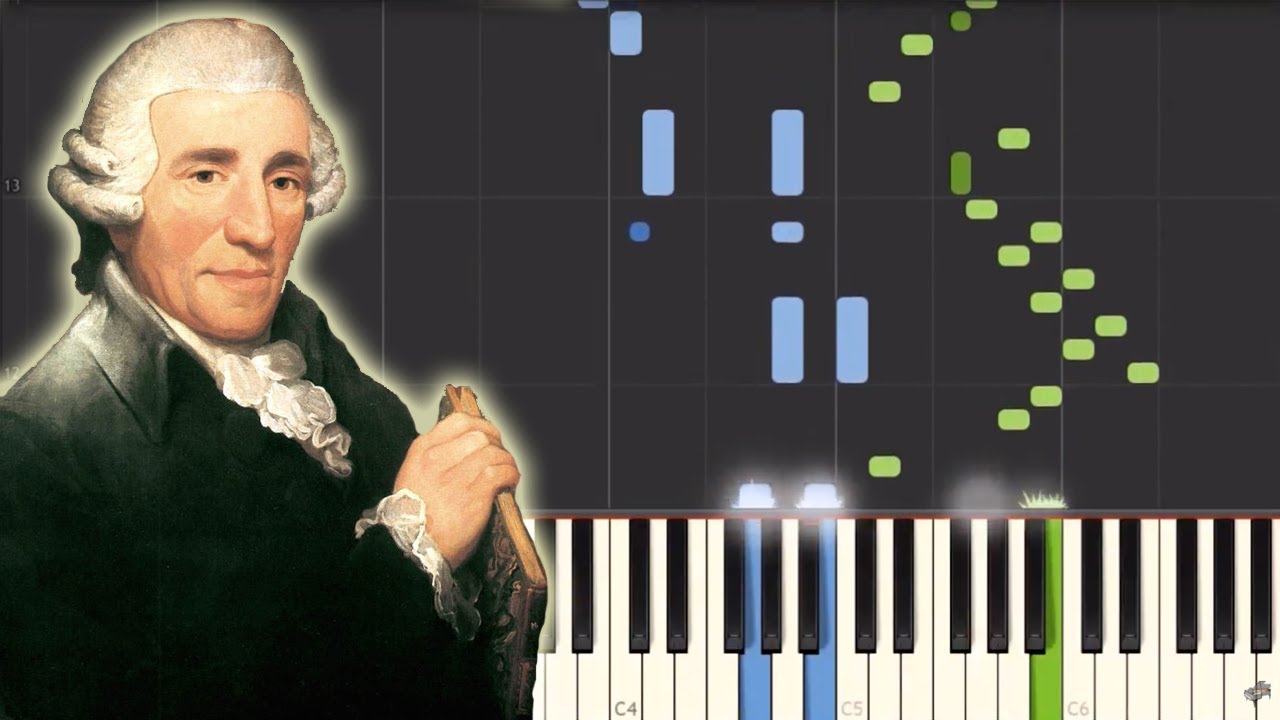 Rondo all'Ongarese - Joseph Haydn [Piano Tutorial] (Synthesia)