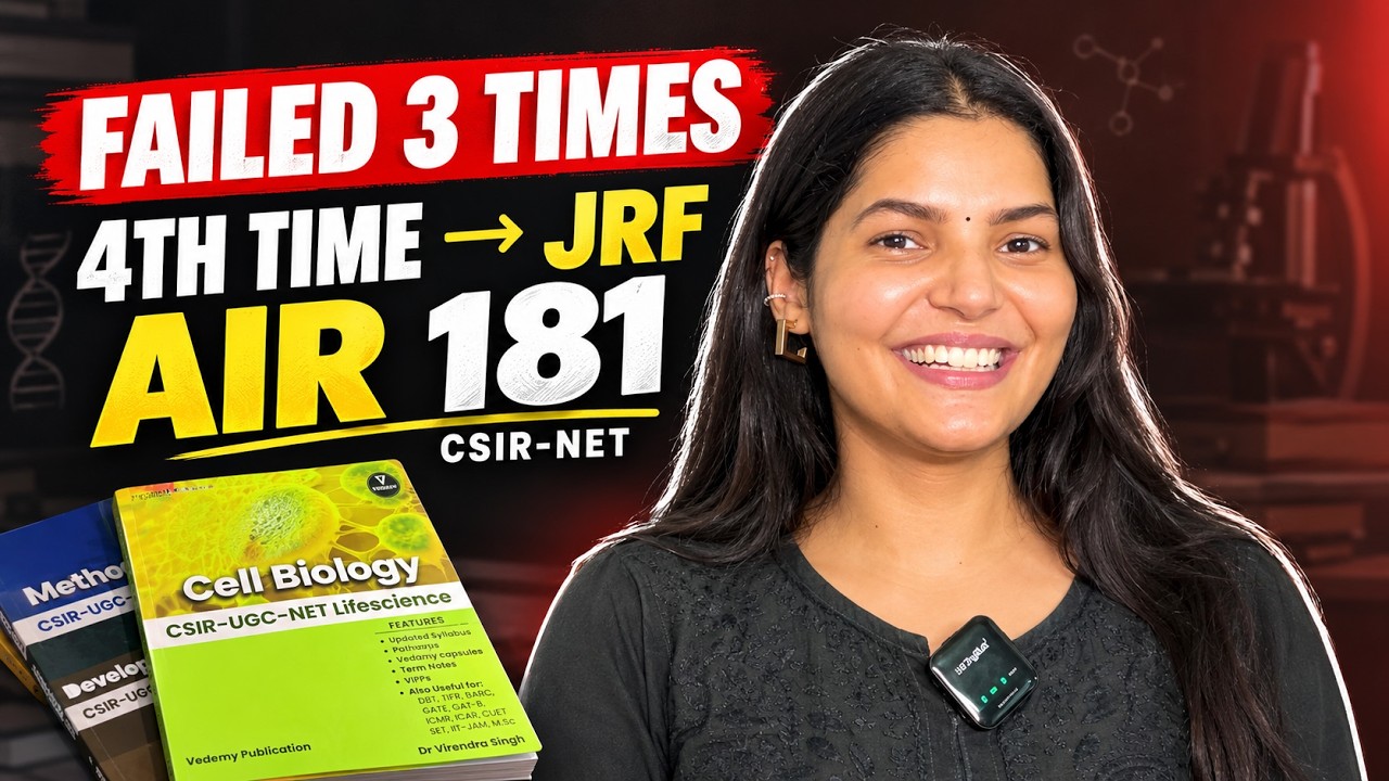 CSIR-NET JRF: From Beginner to JRF | Complete Strategy + Books & Tips #csirnet #netjrf #csir #csi...