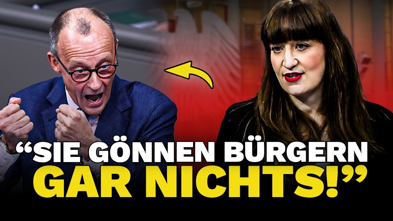 Sie FALTET Merz Komplett ZUSAMMEN! Heidi Reichinnek Mit Einer WAHNSINNSREDE!