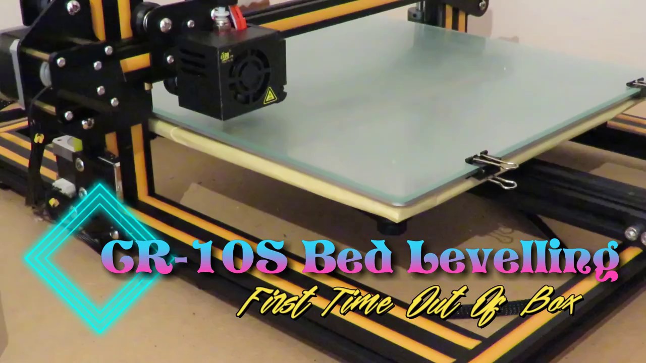 📌 Creality CR-10S 3D Printer First Bed Leveling Setup and Later Using New Auto Bed Level Software