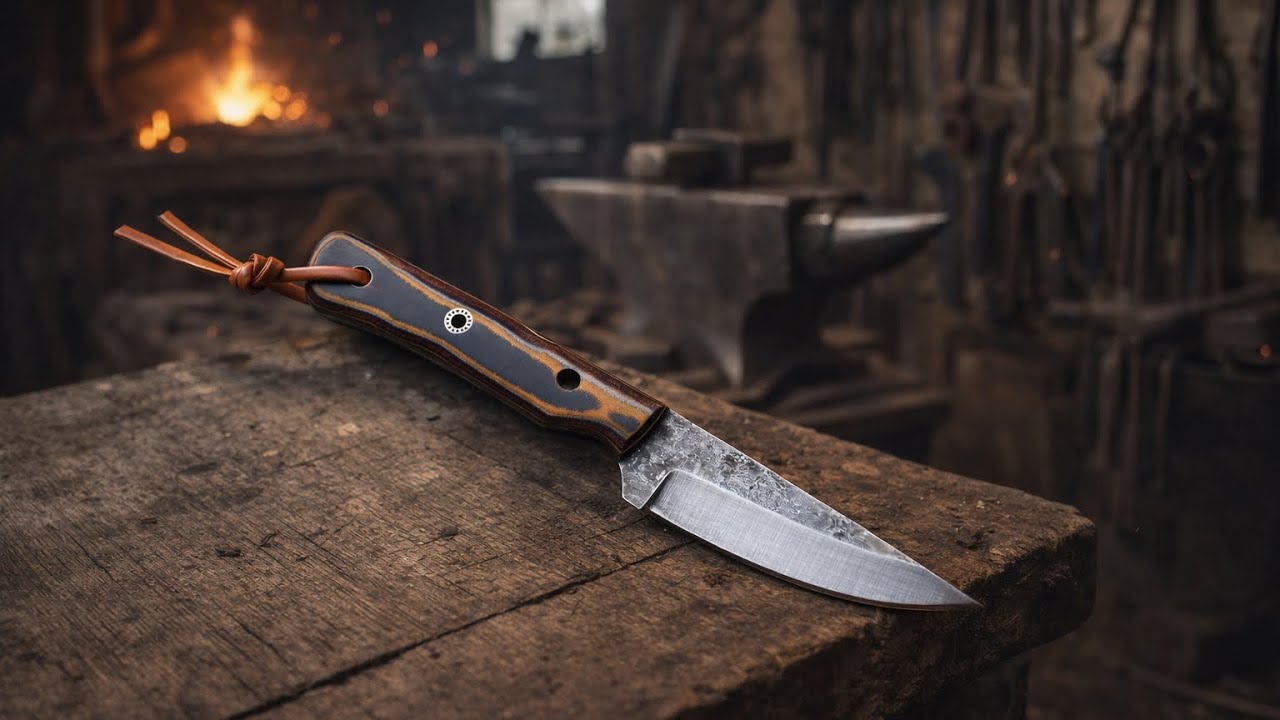 Turning Raw Steel Into a Beautiful Knife 🔥