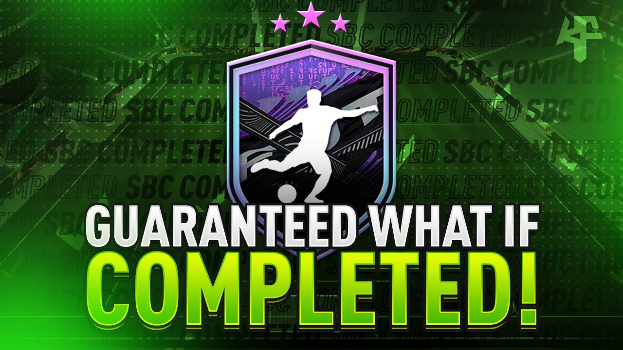 Guaranteed What If Player SBC Completed - Tips & Cheap Method - Fifa 21