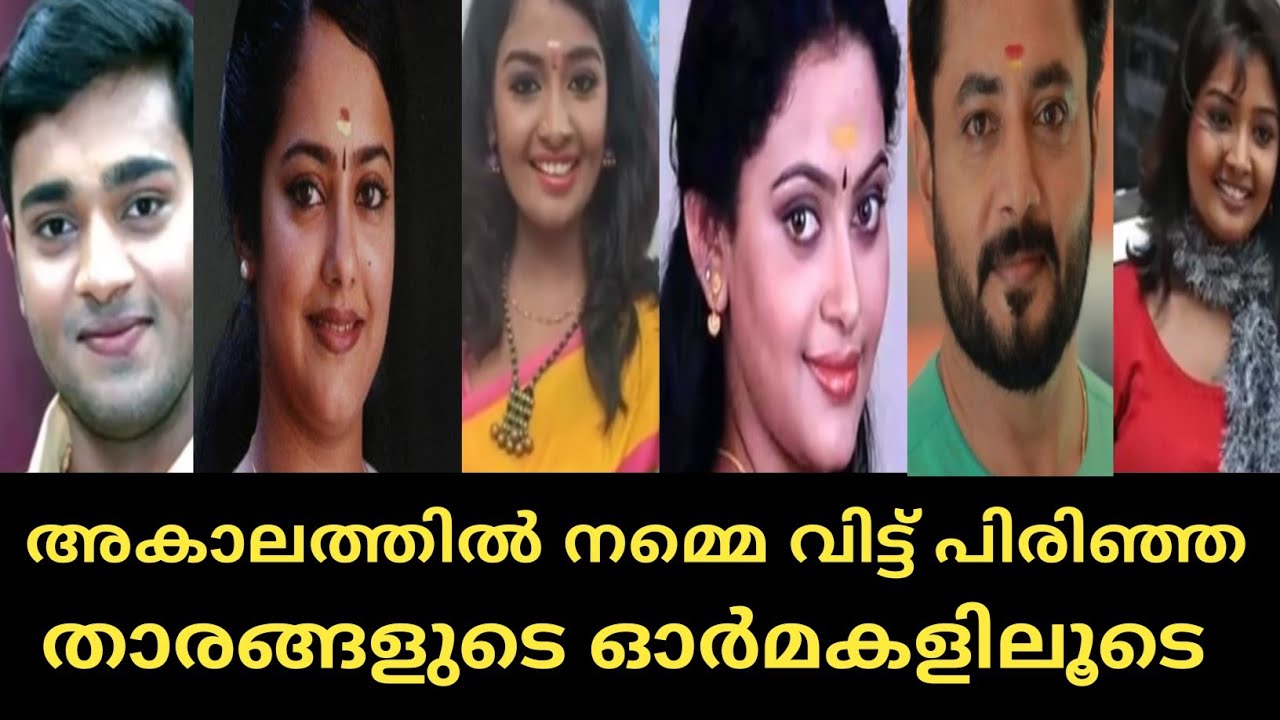 Serial actors rememberance/malayalam/Rekha mohan/sabarna Anand/Sharat kumar/shabarinath