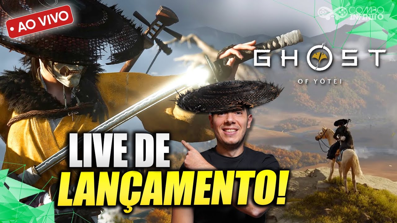 LIVE DE LANÇAMENTO: GHOST OF YOTEI, A SEQUÊNCIA DE TSUSHIMA!