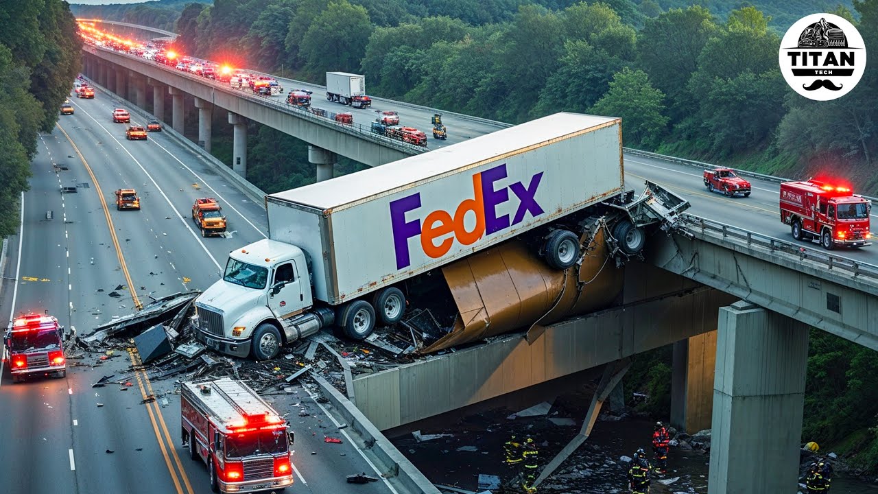 Dangerous Idiots Fastest Truck & Heavy Equipment Fails | Extreme Oversized Truck Transport #97