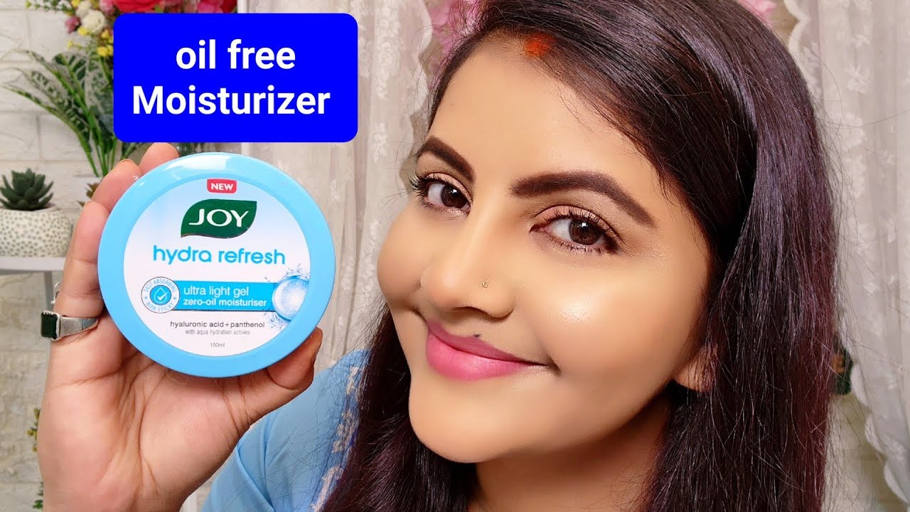 Joy Hydra Refresh ultra light gel zero oil moisturizer review | RARA | oil free moisturizer for face