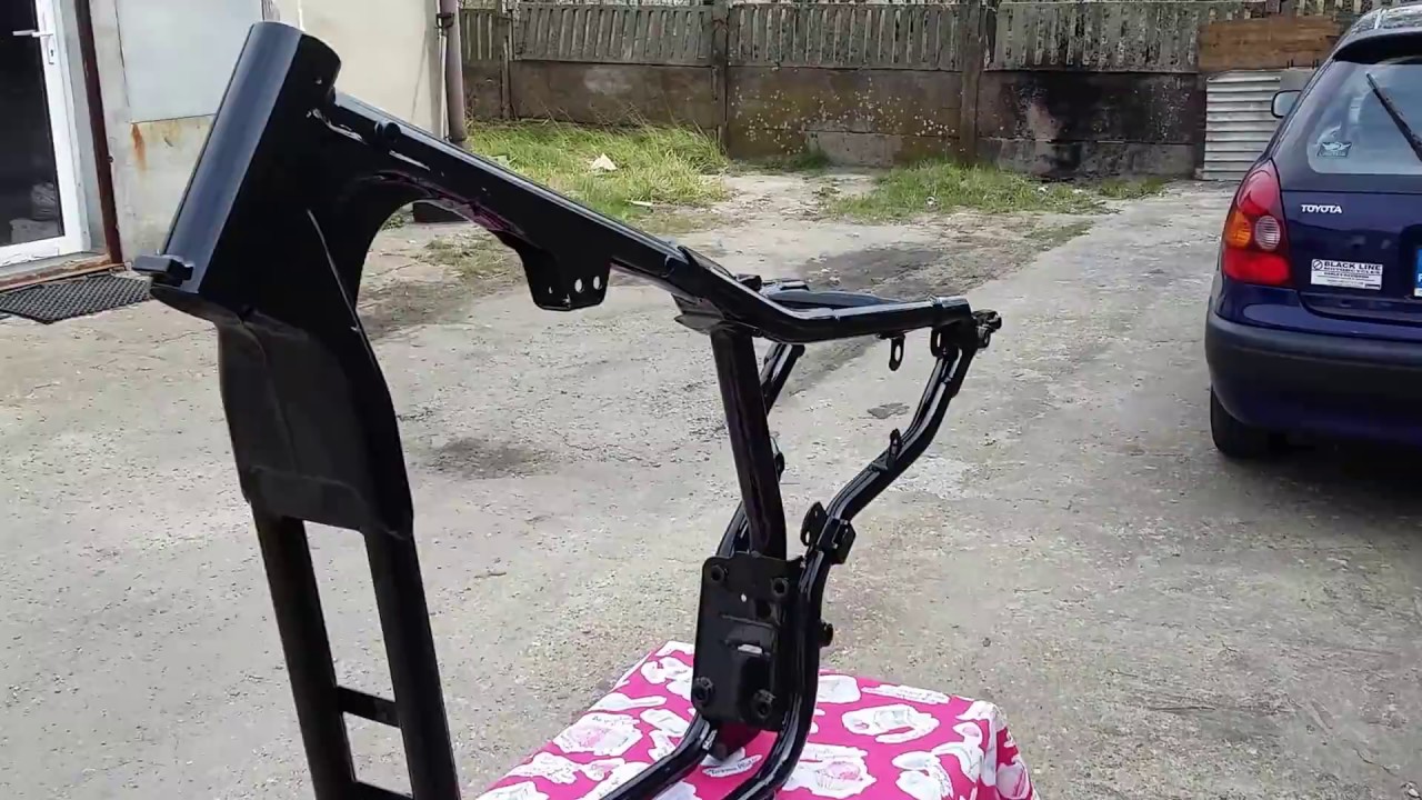lakierowanie proszkowe ramy motocyklowej