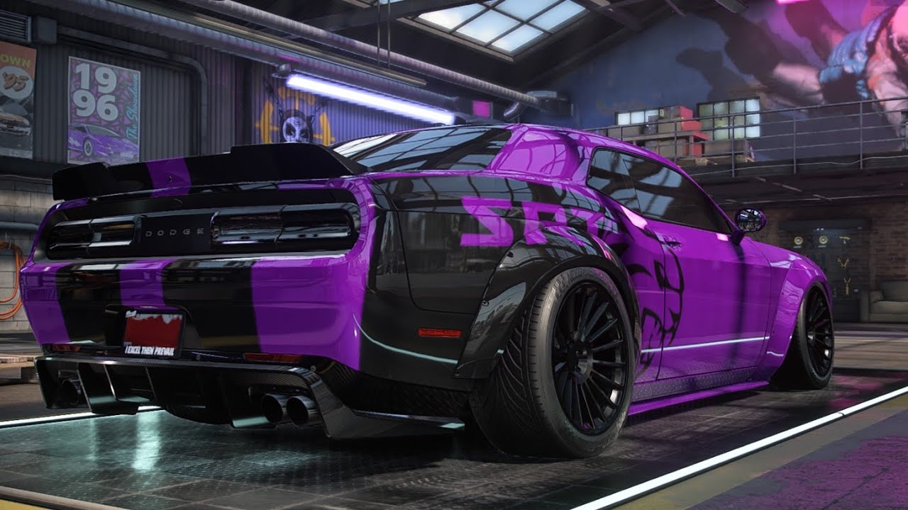 Need for Speed Heat: Dodge Challenger SRT Hellcat Gameplay and Customization