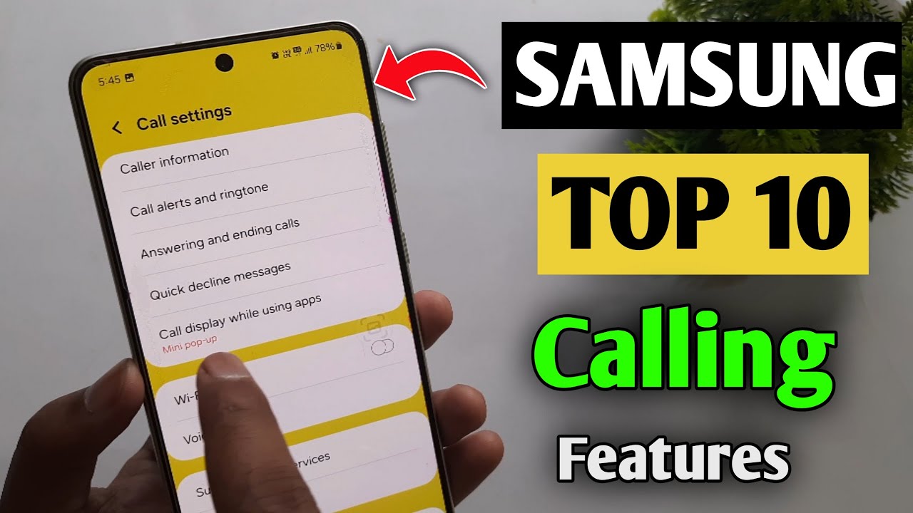 All Samsung Galaxy Device : Top 10 Calling Hidden Featuers