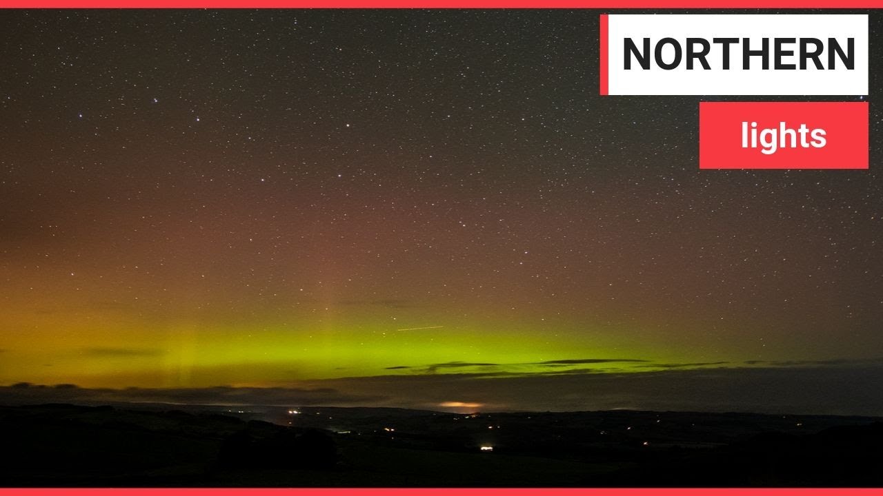 Northern Lights spotted above a British beauty spot | SWNS TV