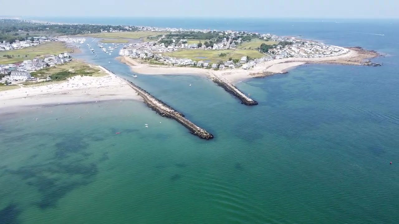 Green Harbor Beach Drone Footage - Marshfield, MA 8/17/25
