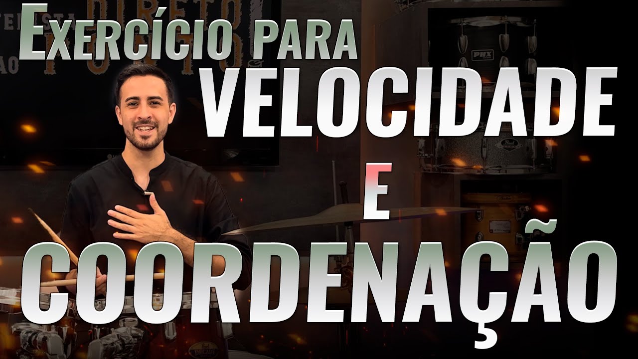 Como ter VELOCIDADE e COORDENAÇÃO na Bateria • Do Iniciante ao Avançado!