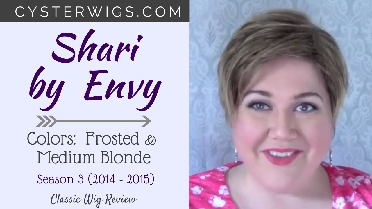 CysterWigs Wig Review: Shari By Envy in 2 Colors: Frosted & Medium Blonde [S3E119 2014]