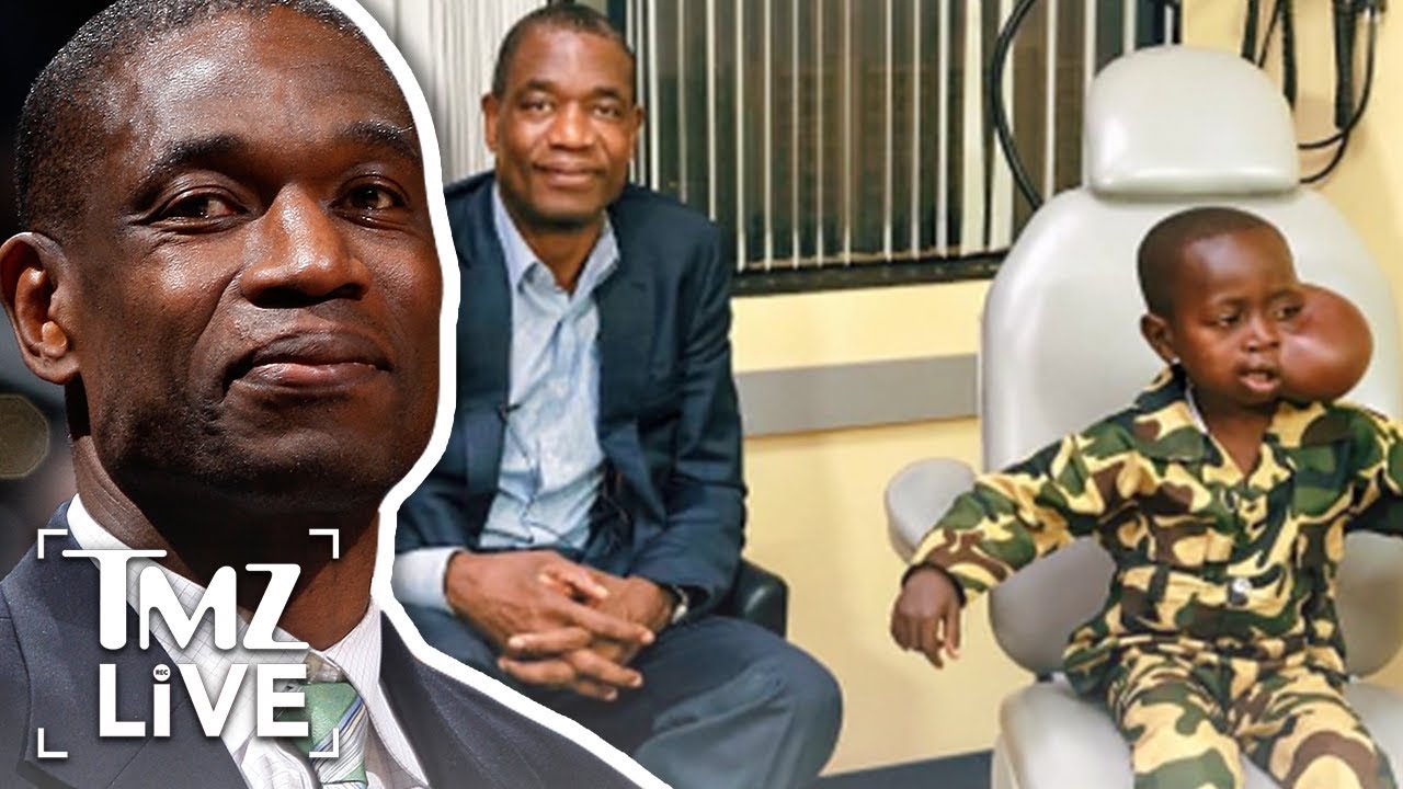 Dikembe Mutombo Flies 8-Year-Old Boy w/ Large Tumor to U.S. for Surgery | TMZ Live